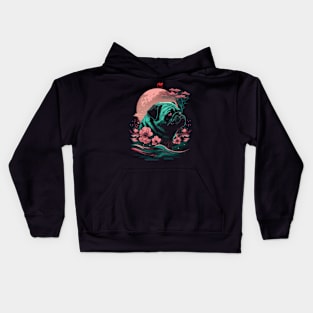 Beautiful pug Kids Hoodie